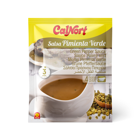 Salsa Pimienta Verde, sobre de 50 g CALNORT