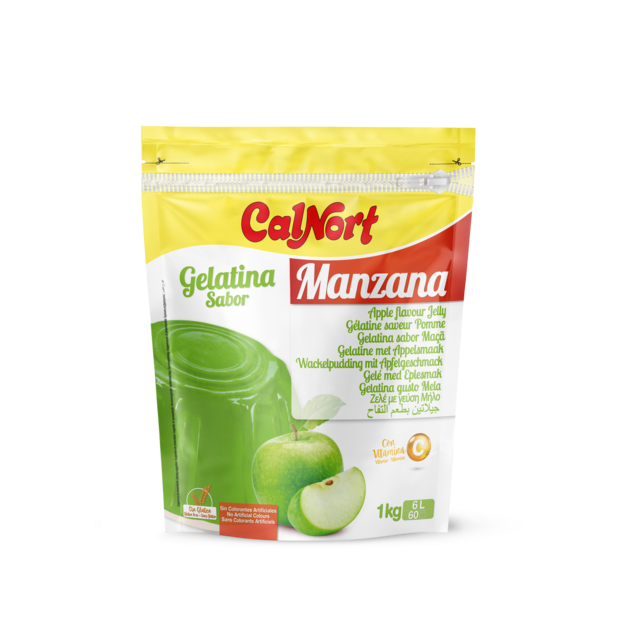 Gelatina sabor Manzana 1 kg CALNORT