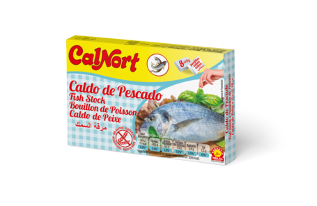 Pastillas de Caldo de Pescado (Estuche de 8x10g)