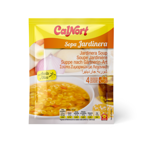 Sopa Jardinera con Aceite de Oliva, sobre de 66 g