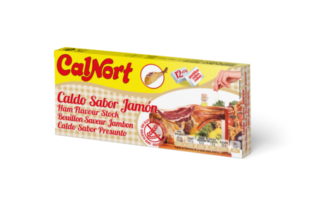 Pastillas de Caldo sabor Jamón (Estuche de 12x10g)