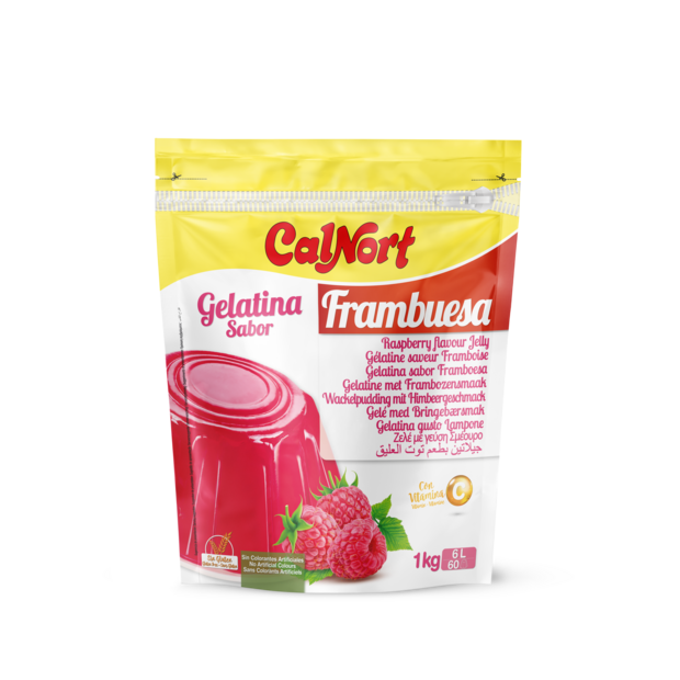 Gelatina sabor Frambuesa 1 kg CALNORT
