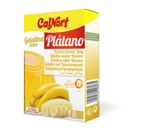 Gelatina sabor Plátano 170 g CALNORT