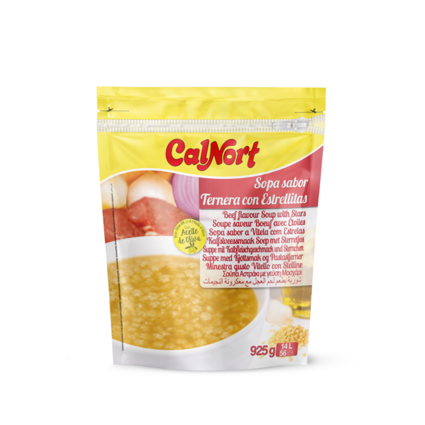 Sopa sabor Ternera con Estrellitas 925 g CALNORT