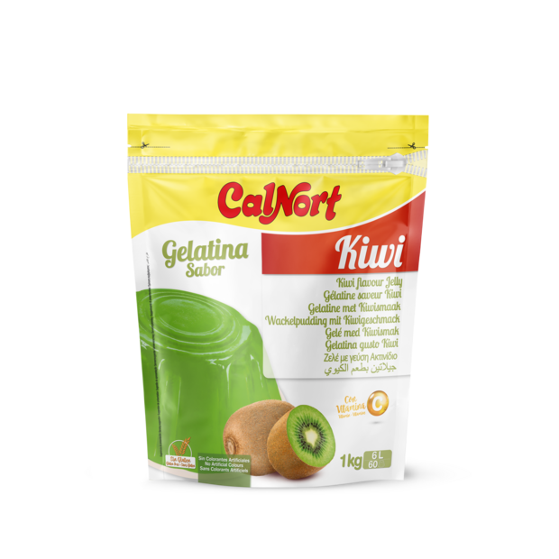 Gelatina sabor Kiwi 1 kg CALNORT