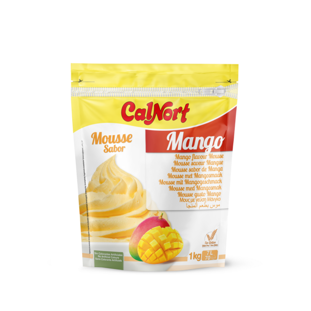 Mousse sabor Mango 1 kg CALNORT