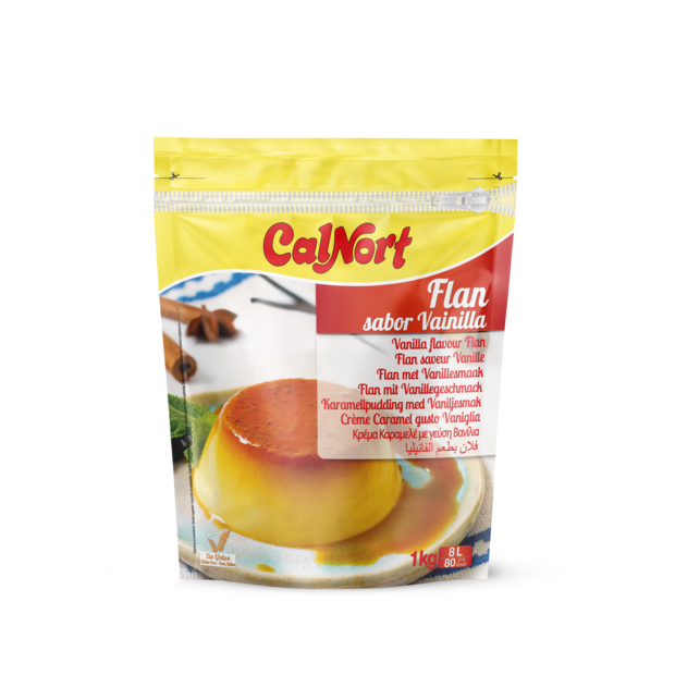 Flan sabor Vainilla 1 kg CALNORT