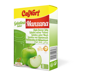Gelatina sabor Manzana 170 g CALNORT