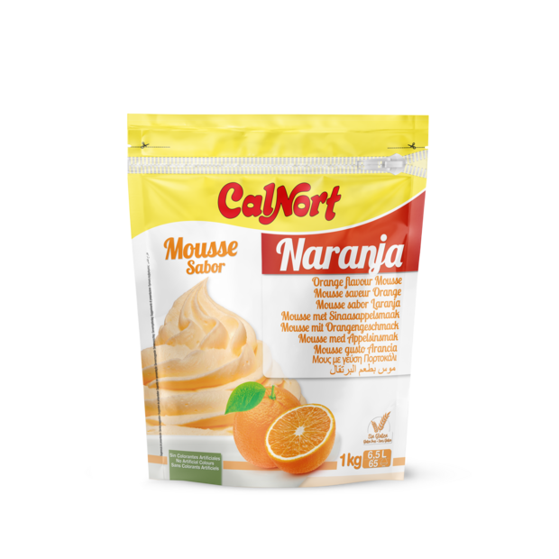 Mousse sabor Naranja 1 kg CALNORT