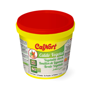Caldo Vegetal Sin Glutamato Monosódico, Sin Alérgenos 1 kg CALNORT