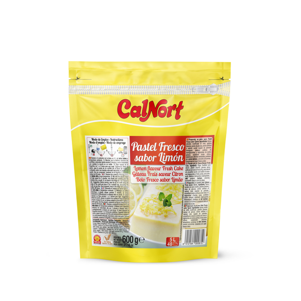 Pastel Fresco sabor Limón 600 g CALNORT