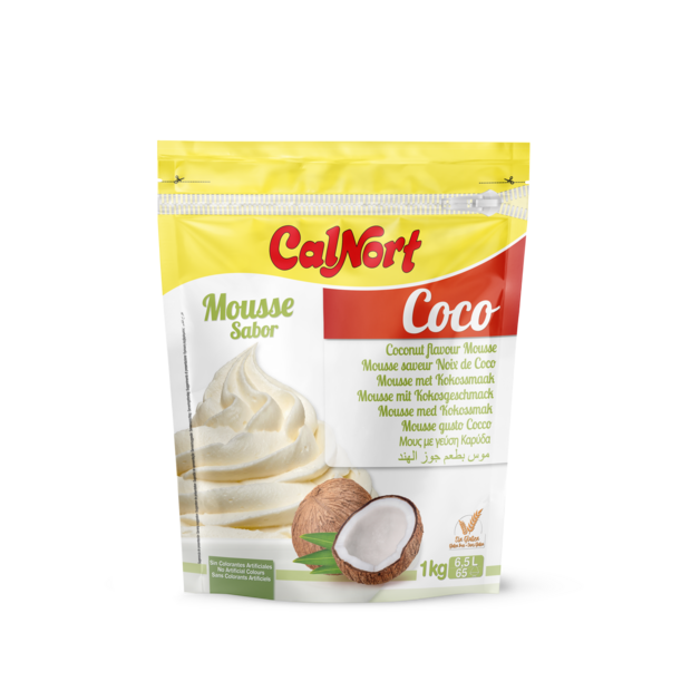 Mousse sabor Coco 1 kg CALNORT