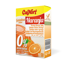 Gelatina sabor Naranja 0% Azúcares 28 g Gelatina sabor Naranja 0% Azúcares 28 g CALNORT