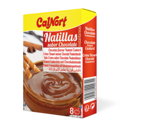 Natillas sabor Chocolate Instantáneas 130 g Natillas sabor Chocolate Instantáneas 130 g CALNORT